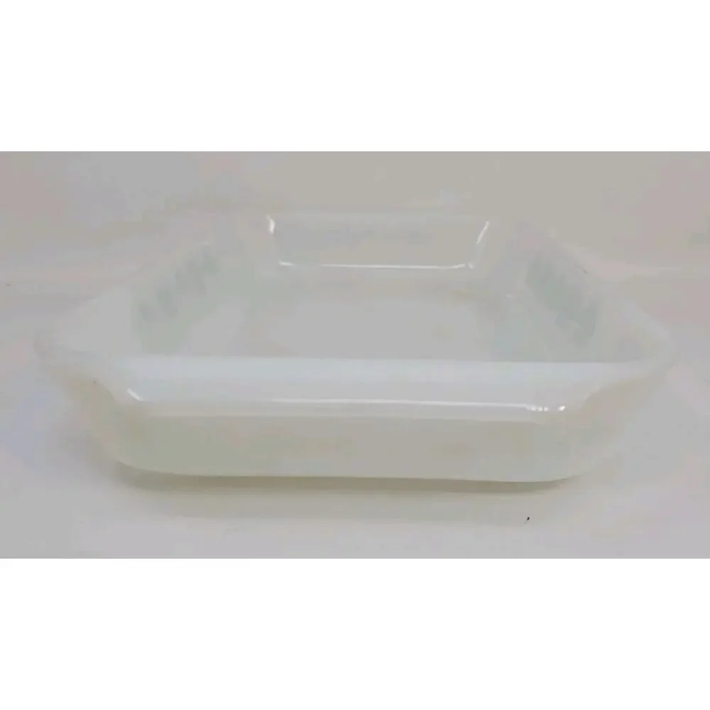 Vintage Fire King Meadow Green Bakeware 1 Qt‎ Rectangle Vintage #431 U144
